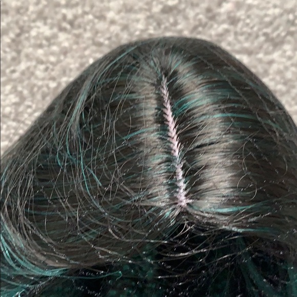 Ombré teal wig - Picture 5 of 5